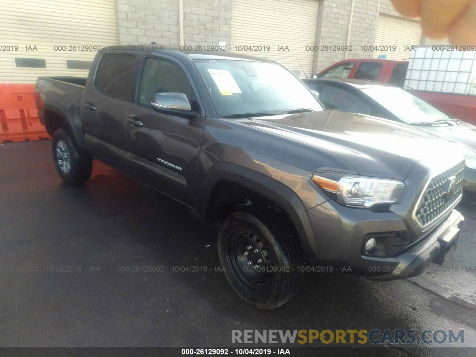 1 Photograph of a damaged car 3TMCZ5AN2KM247840 TOYOTA TACOMA 2019