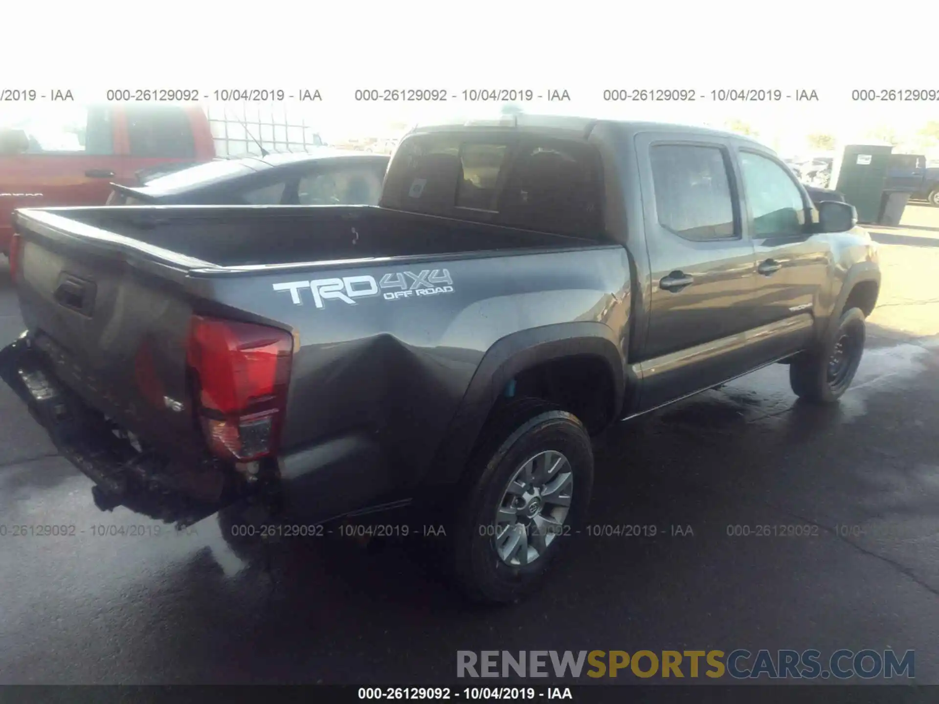 4 Photograph of a damaged car 3TMCZ5AN2KM247840 TOYOTA TACOMA 2019