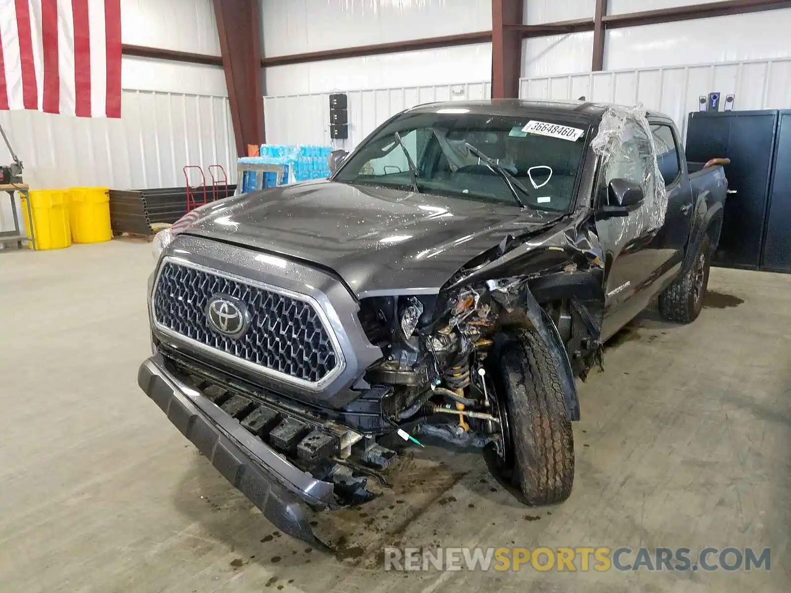 2 Photograph of a damaged car 3TMCZ5AN2KM249345 TOYOTA TACOMA 2019