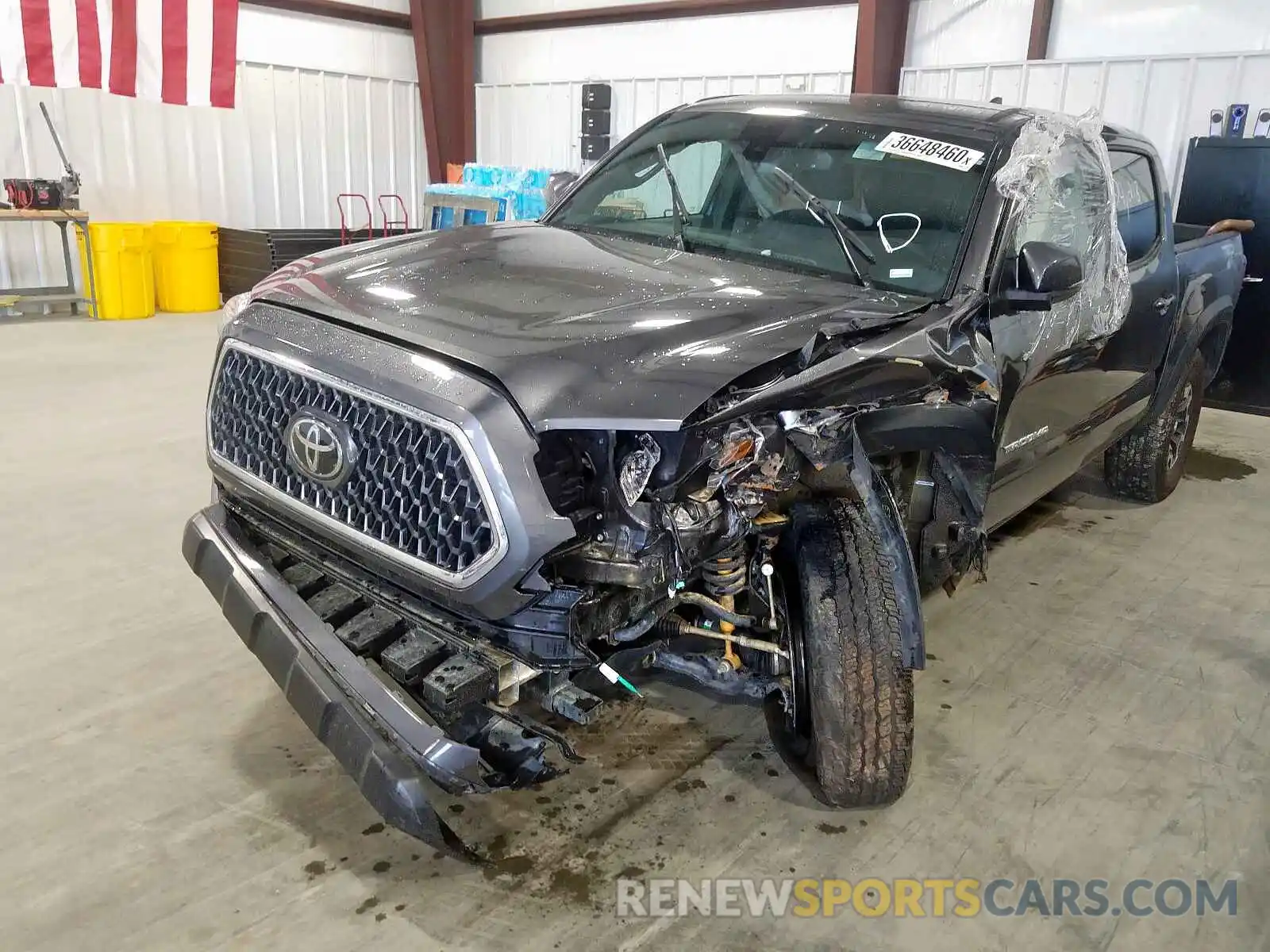 9 Photograph of a damaged car 3TMCZ5AN2KM249345 TOYOTA TACOMA 2019