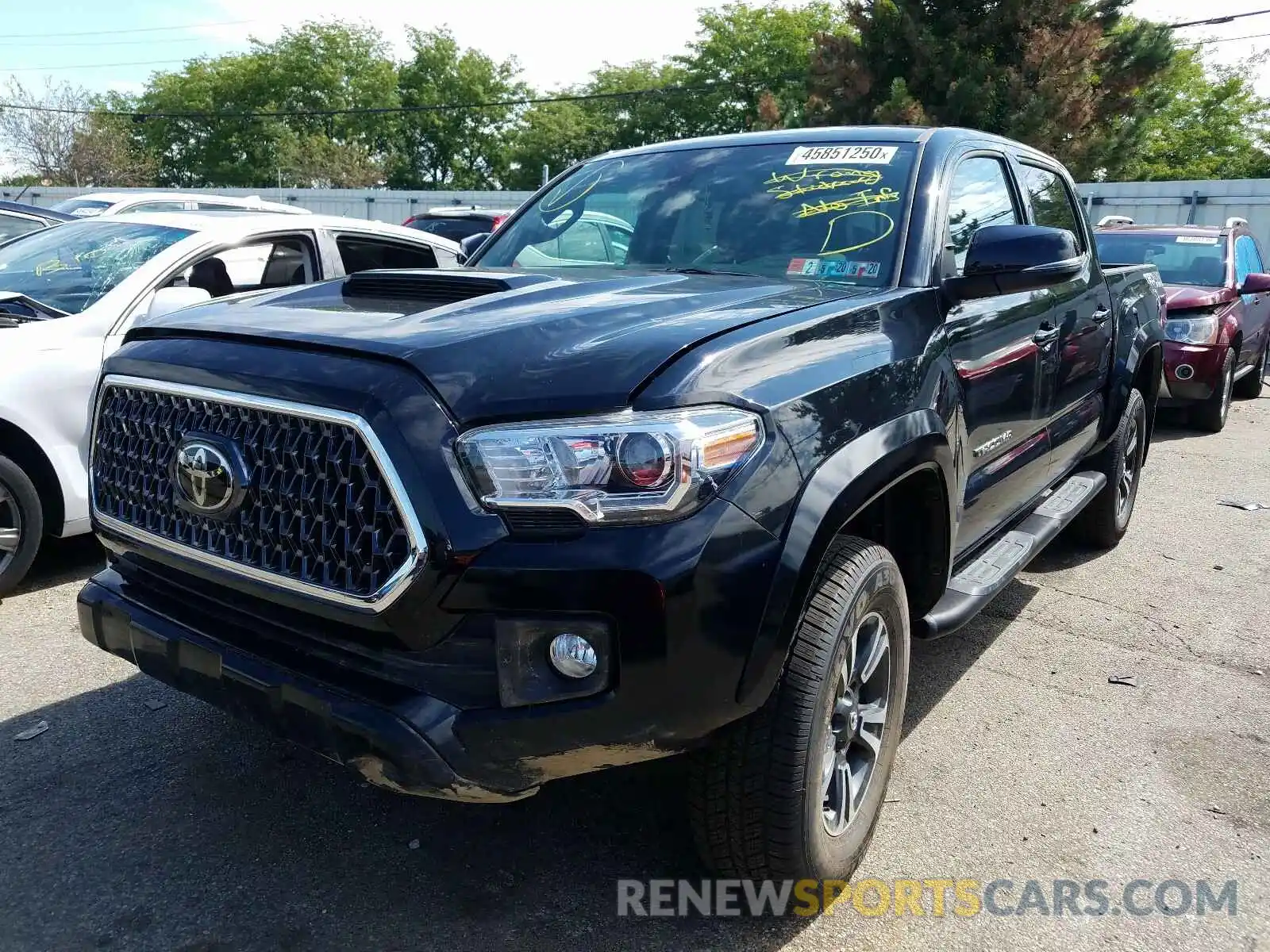 2 Photograph of a damaged car 3TMCZ5AN2KM250132 TOYOTA TACOMA 2019