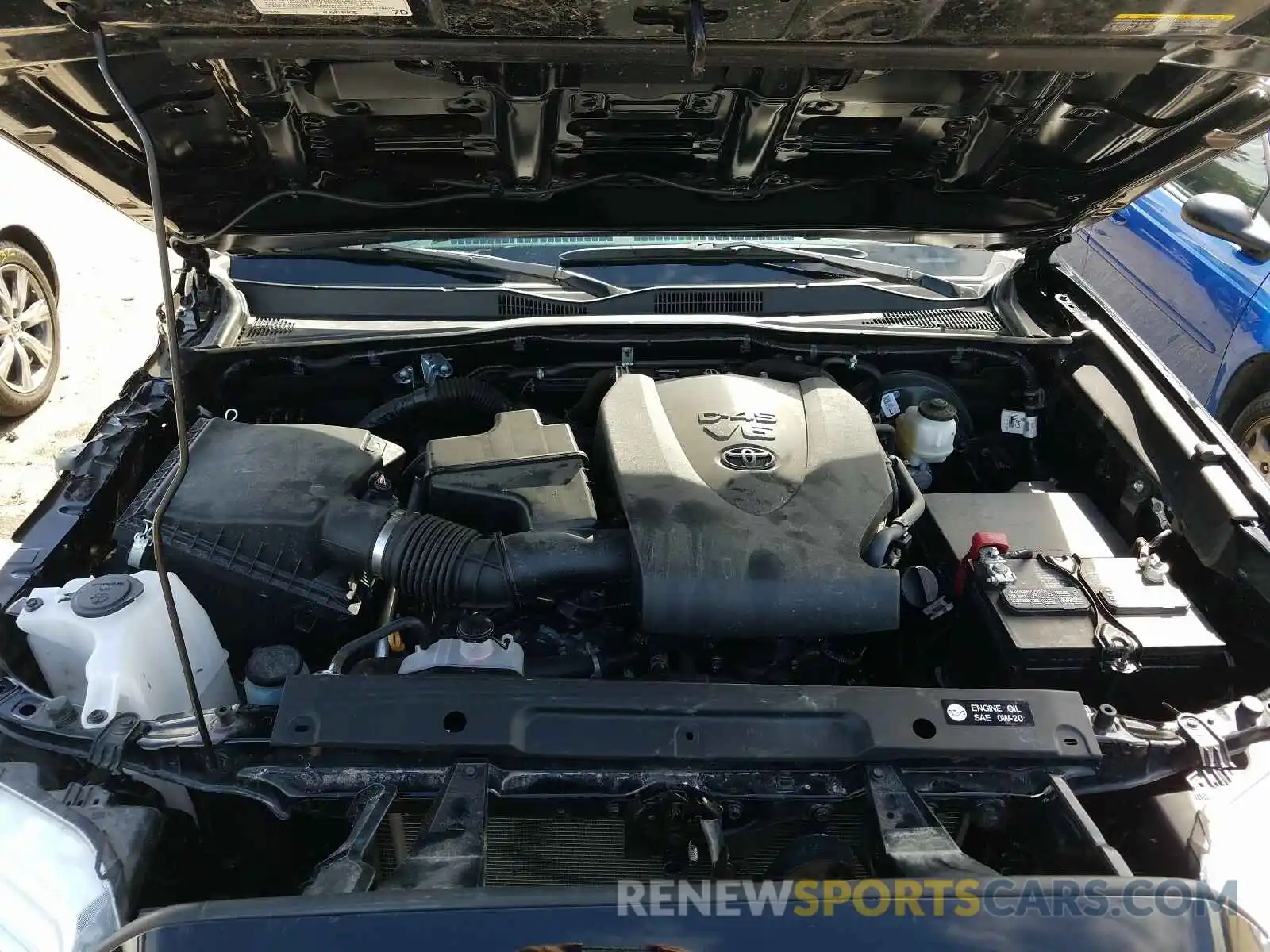 7 Photograph of a damaged car 3TMCZ5AN2KM250132 TOYOTA TACOMA 2019