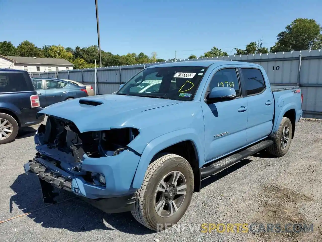 2 Photograph of a damaged car 3TMCZ5AN2KM250138 TOYOTA TACOMA 2019