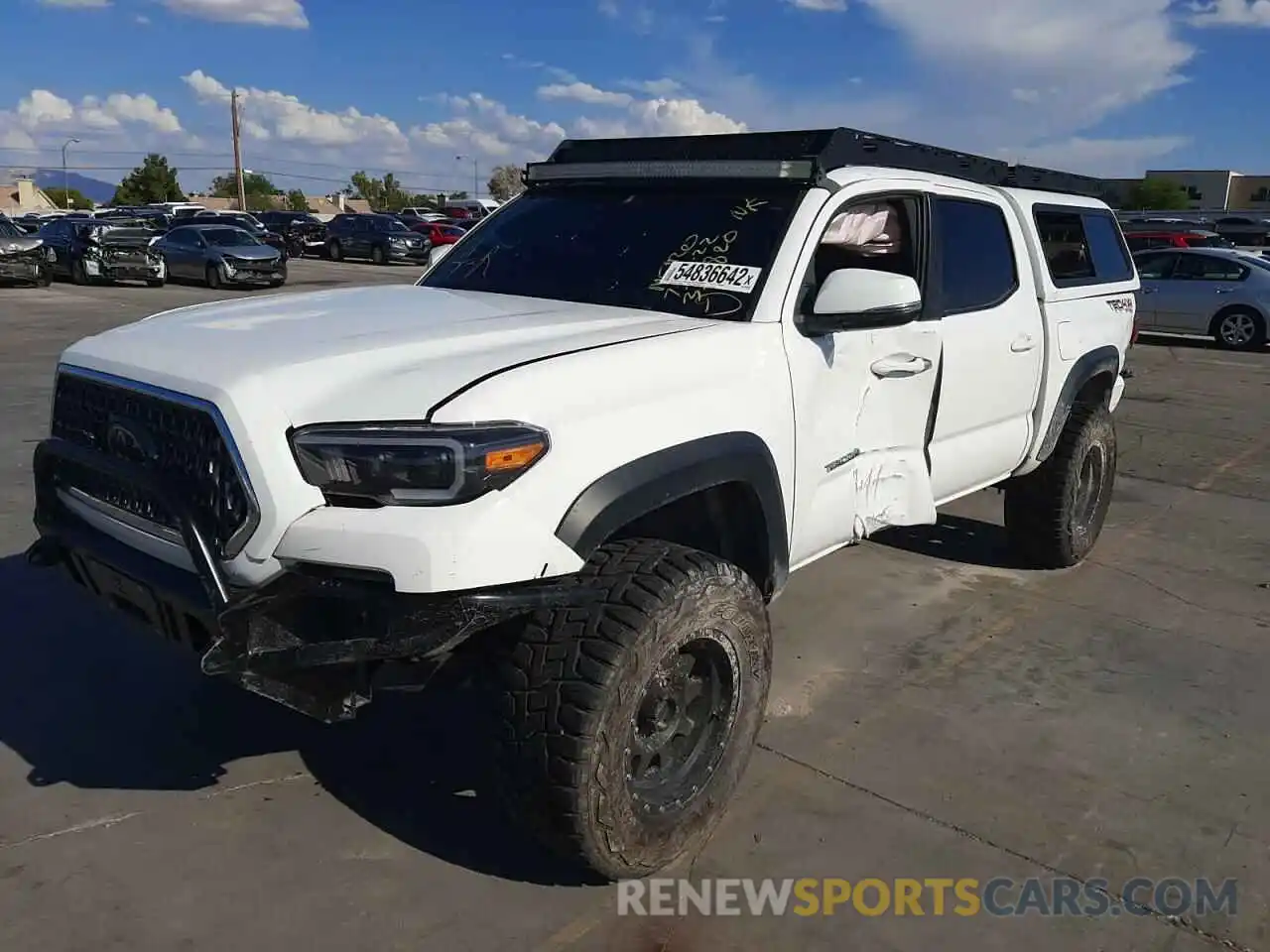 2 Фотография поврежденного автомобиля 3TMCZ5AN2KM253220 TOYOTA TACOMA 2019