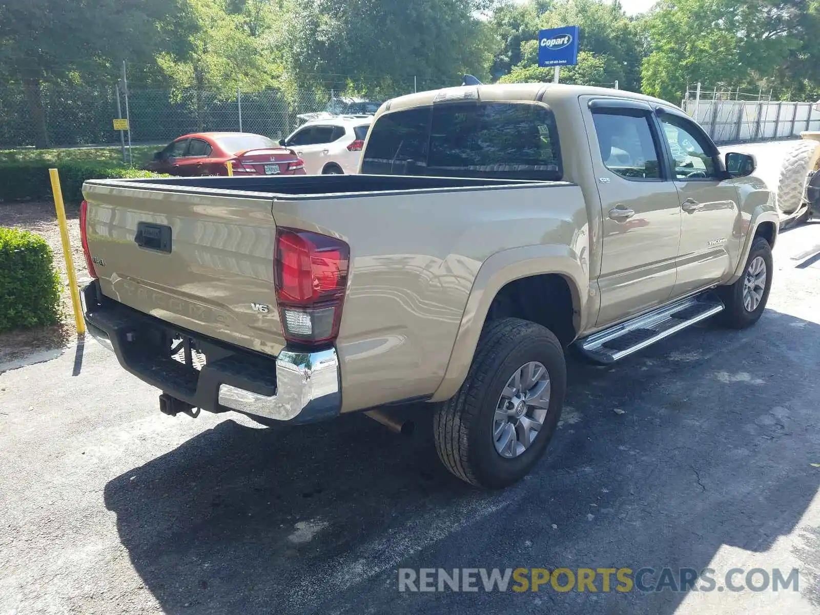 4 Photograph of a damaged car 3TMCZ5AN2KM253721 TOYOTA TACOMA 2019