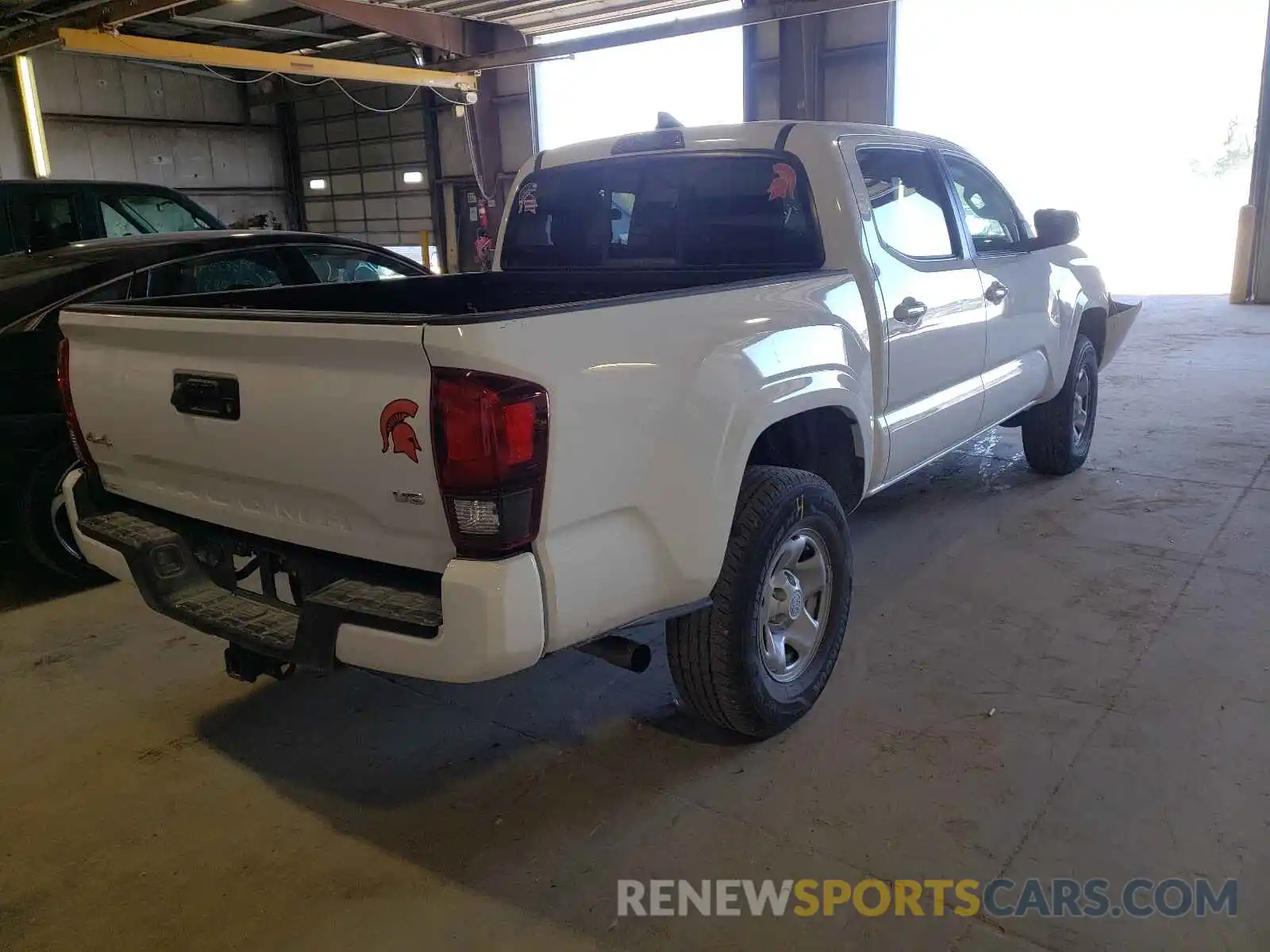 4 Photograph of a damaged car 3TMCZ5AN2KM255436 TOYOTA TACOMA 2019