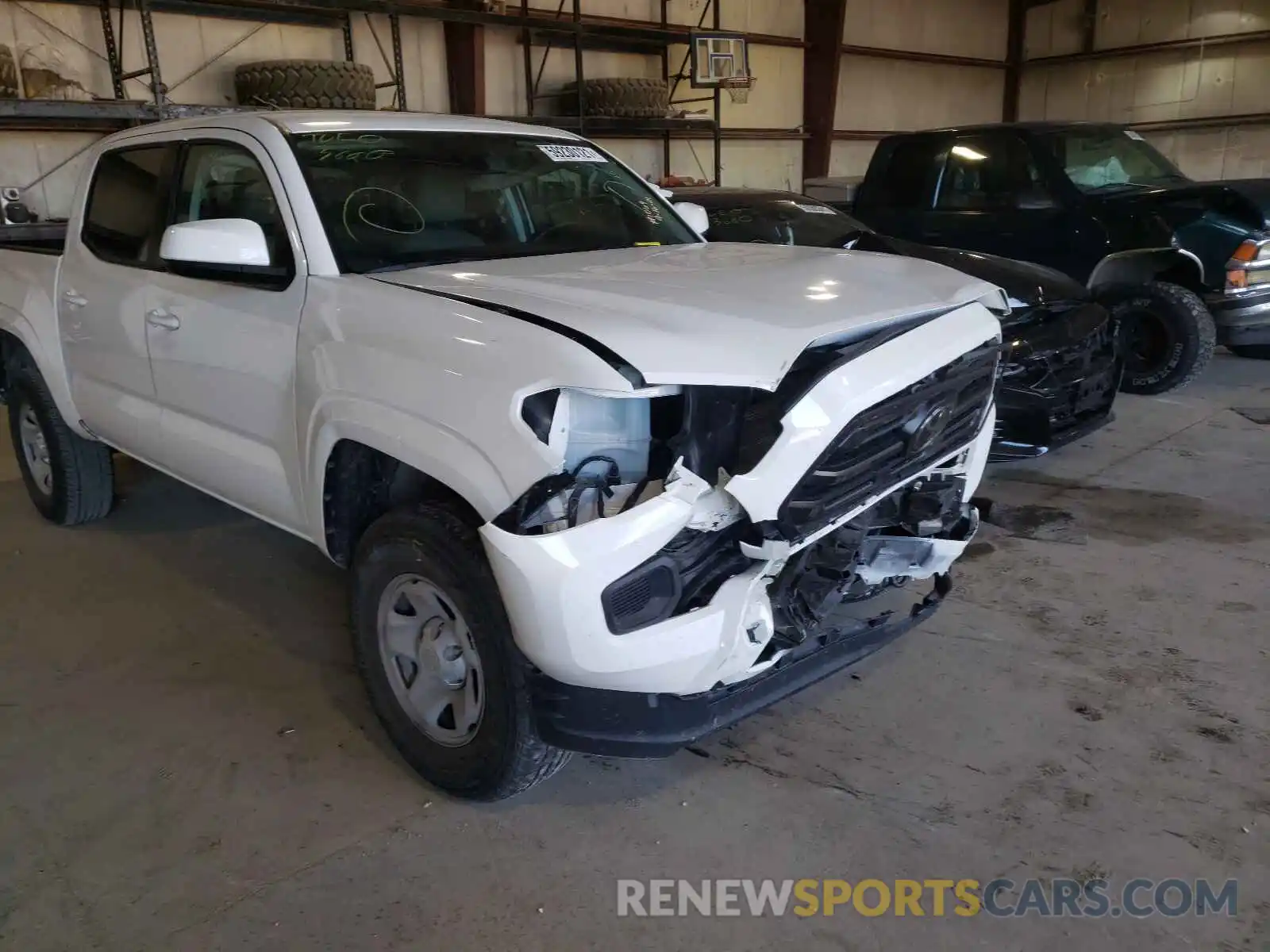 9 Photograph of a damaged car 3TMCZ5AN2KM255436 TOYOTA TACOMA 2019