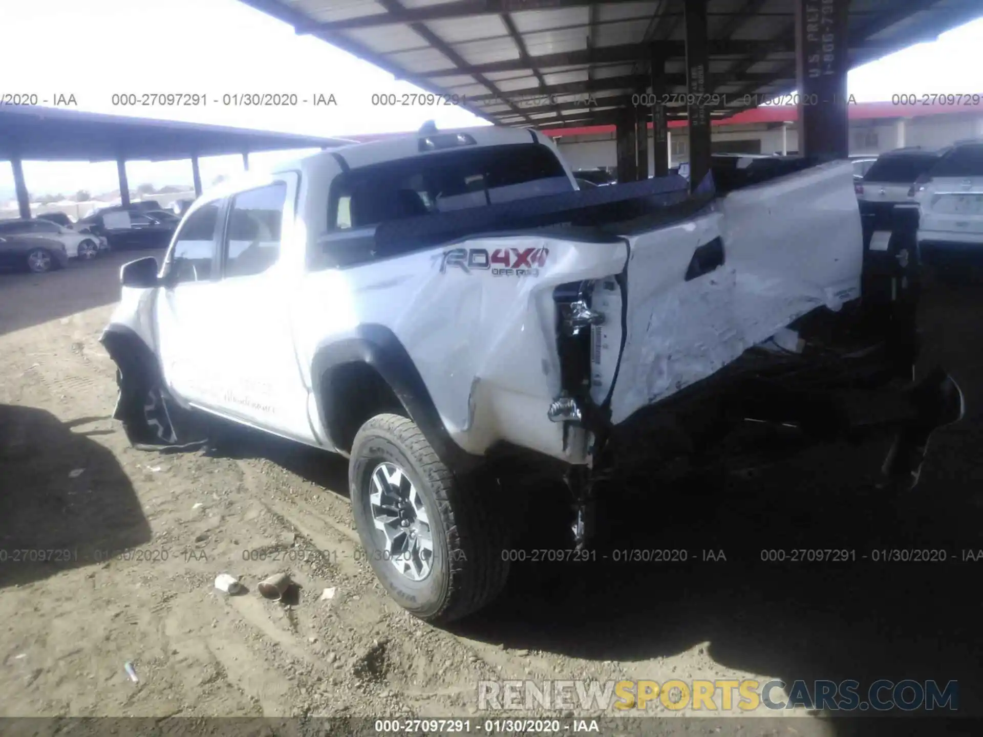 3 Photograph of a damaged car 3TMCZ5AN2KM256943 TOYOTA TACOMA 2019