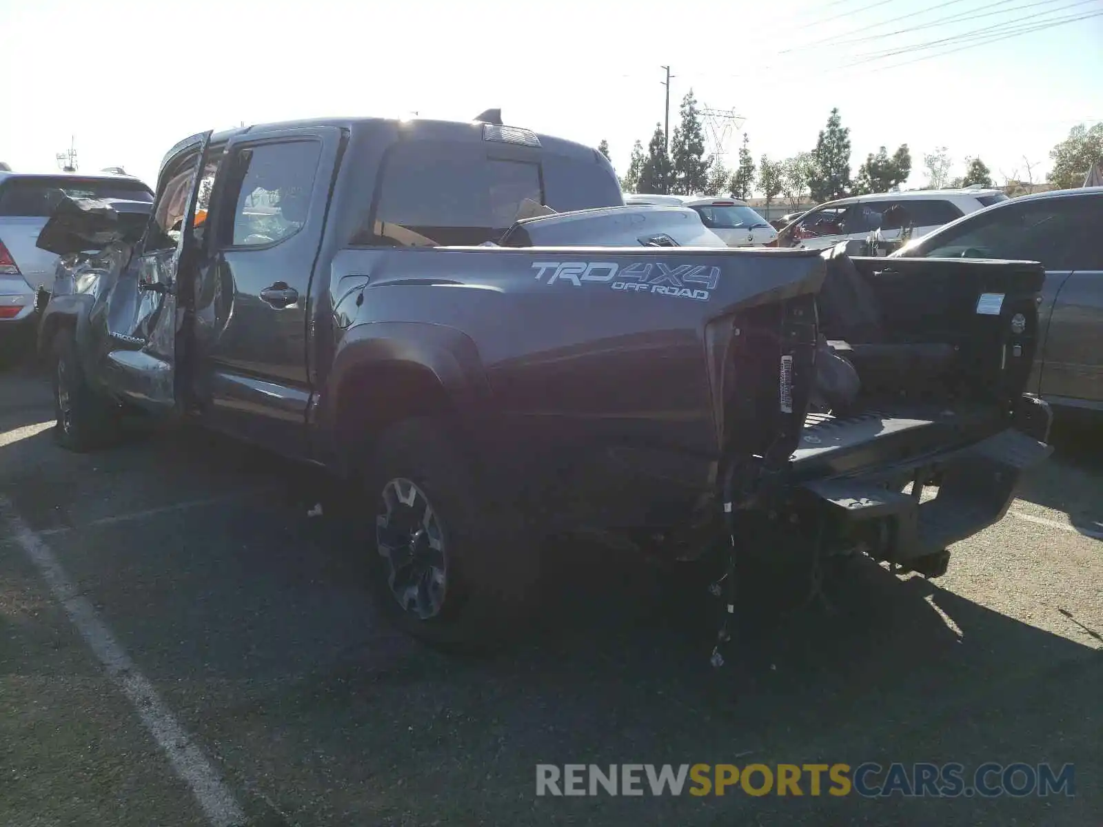 3 Photograph of a damaged car 3TMCZ5AN2KM257199 TOYOTA TACOMA 2019