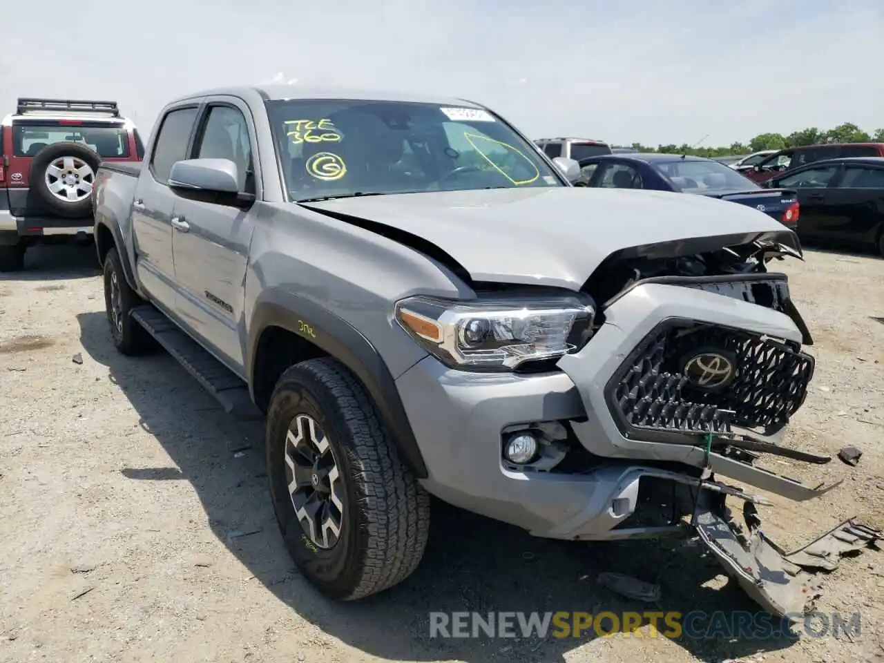 1 Photograph of a damaged car 3TMCZ5AN2KM259146 TOYOTA TACOMA 2019