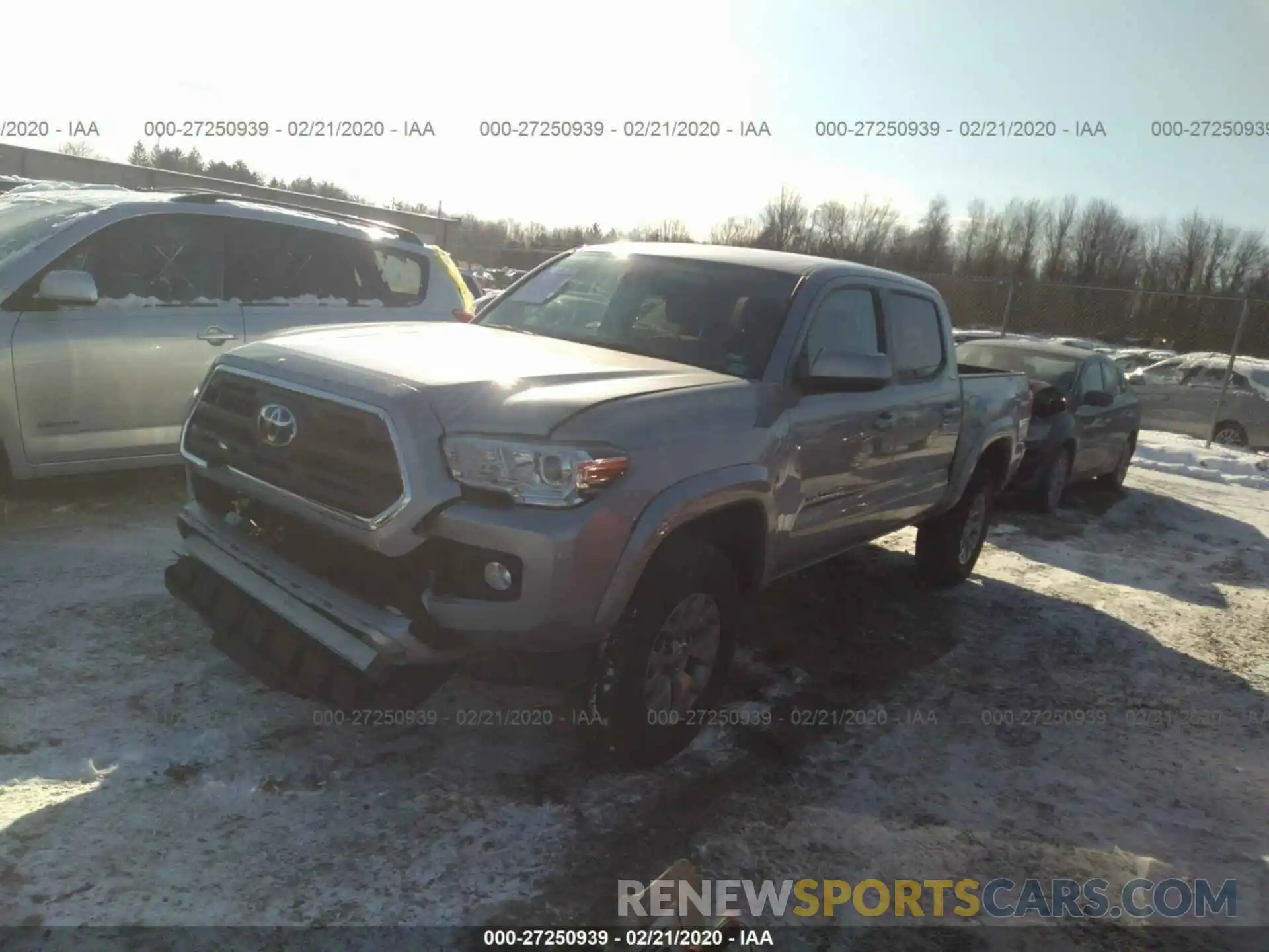 2 Photograph of a damaged car 3TMCZ5AN2KM259812 TOYOTA TACOMA 2019