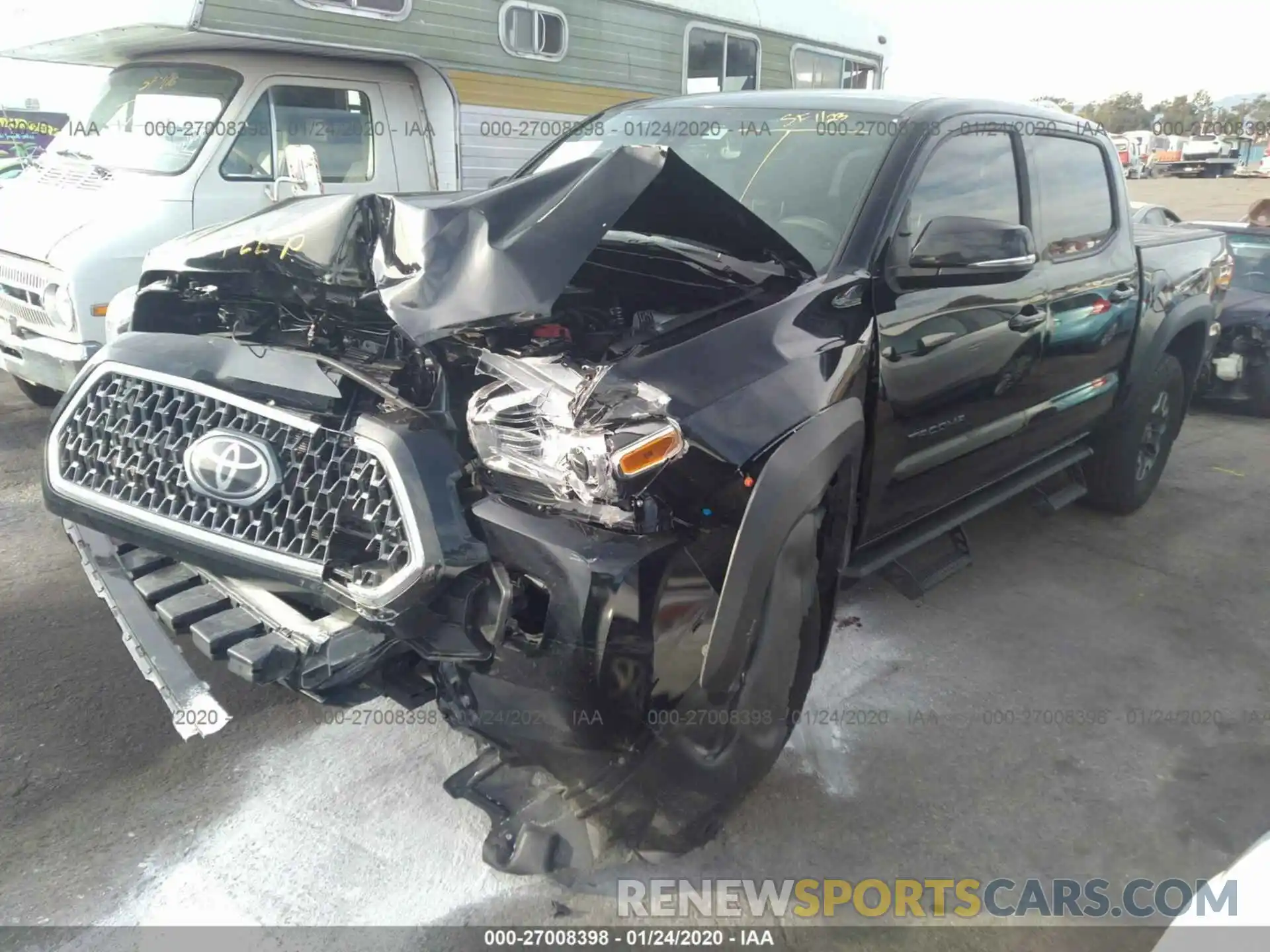 2 Photograph of a damaged car 3TMCZ5AN2KM264802 TOYOTA TACOMA 2019