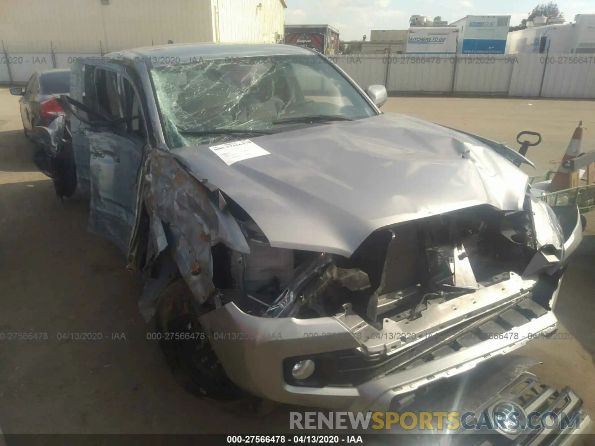 1 Photograph of a damaged car 3TMCZ5AN2KM265500 TOYOTA TACOMA 2019