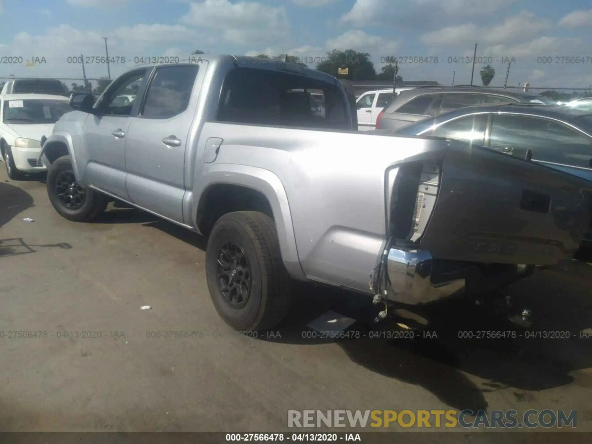 3 Photograph of a damaged car 3TMCZ5AN2KM265500 TOYOTA TACOMA 2019