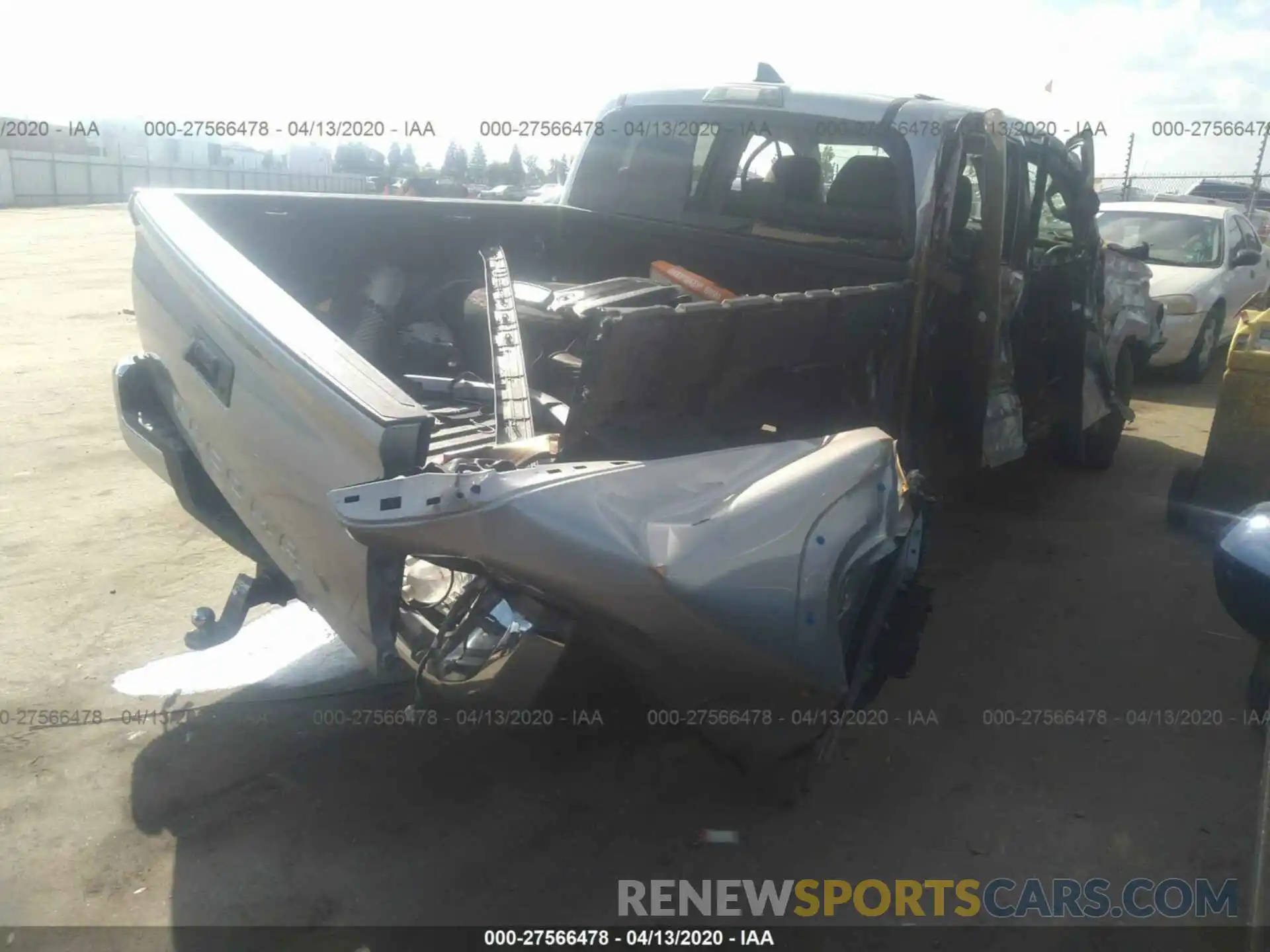 4 Photograph of a damaged car 3TMCZ5AN2KM265500 TOYOTA TACOMA 2019