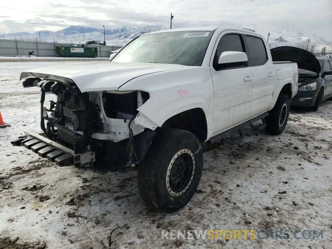 2 Photograph of a damaged car 3TMCZ5AN2KM266131 TOYOTA TACOMA 2019