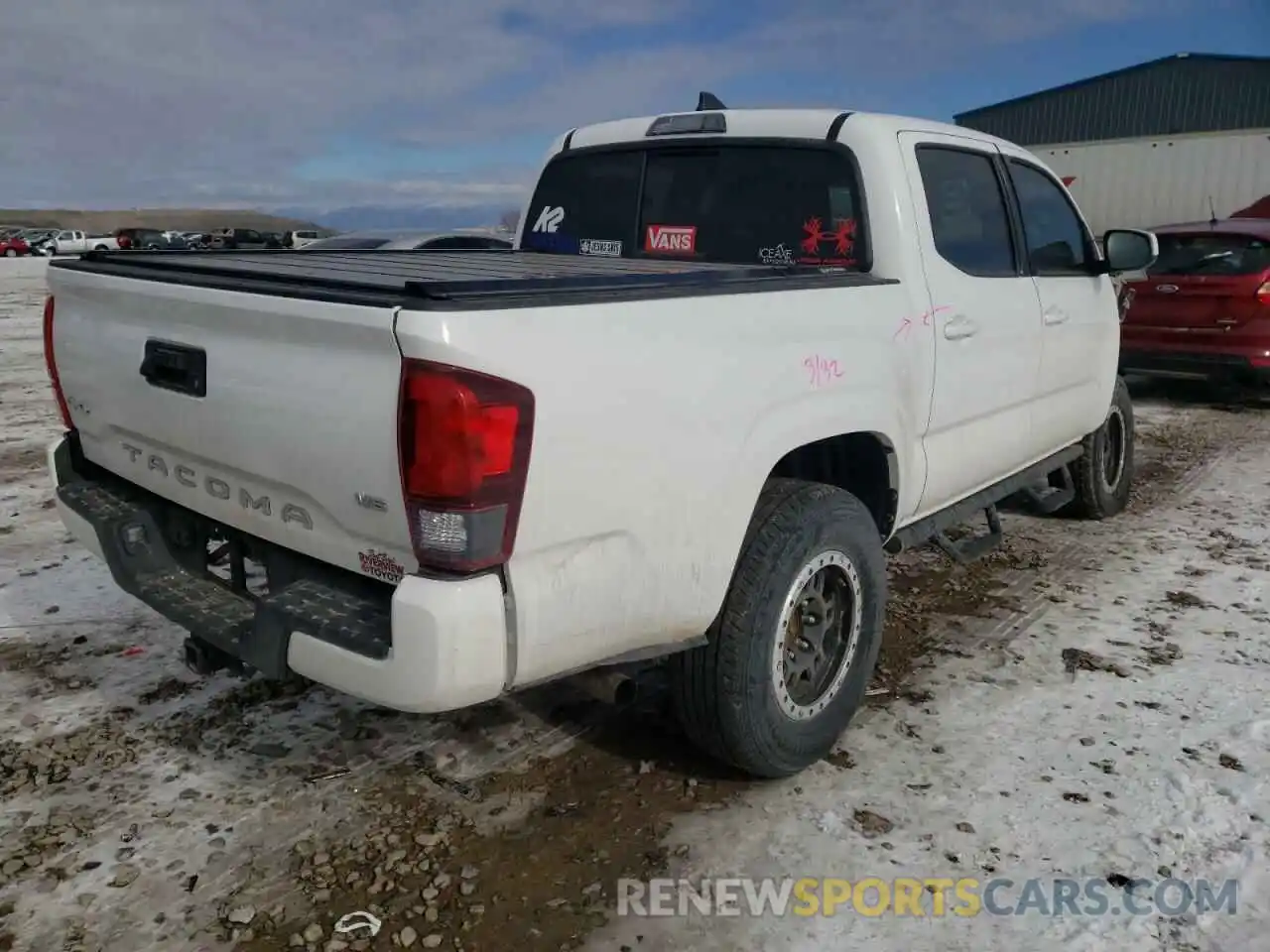 4 Photograph of a damaged car 3TMCZ5AN2KM266131 TOYOTA TACOMA 2019