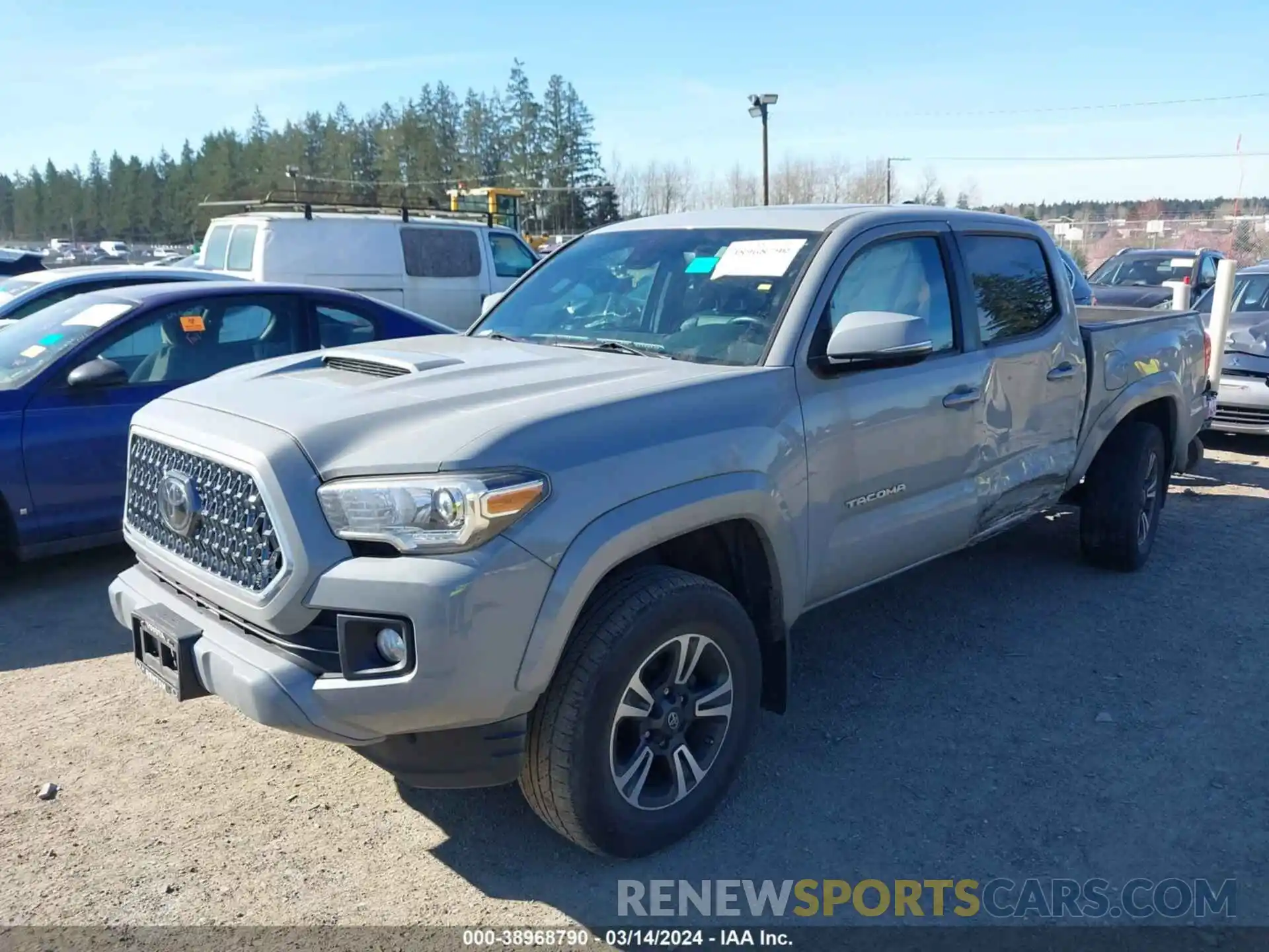 2 Photograph of a damaged car 3TMCZ5AN2KM267490 TOYOTA TACOMA 2019