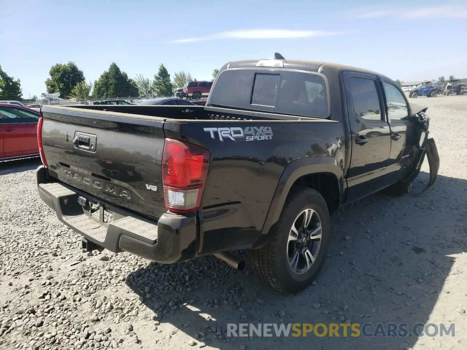 4 Photograph of a damaged car 3TMCZ5AN2KM268493 TOYOTA TACOMA 2019