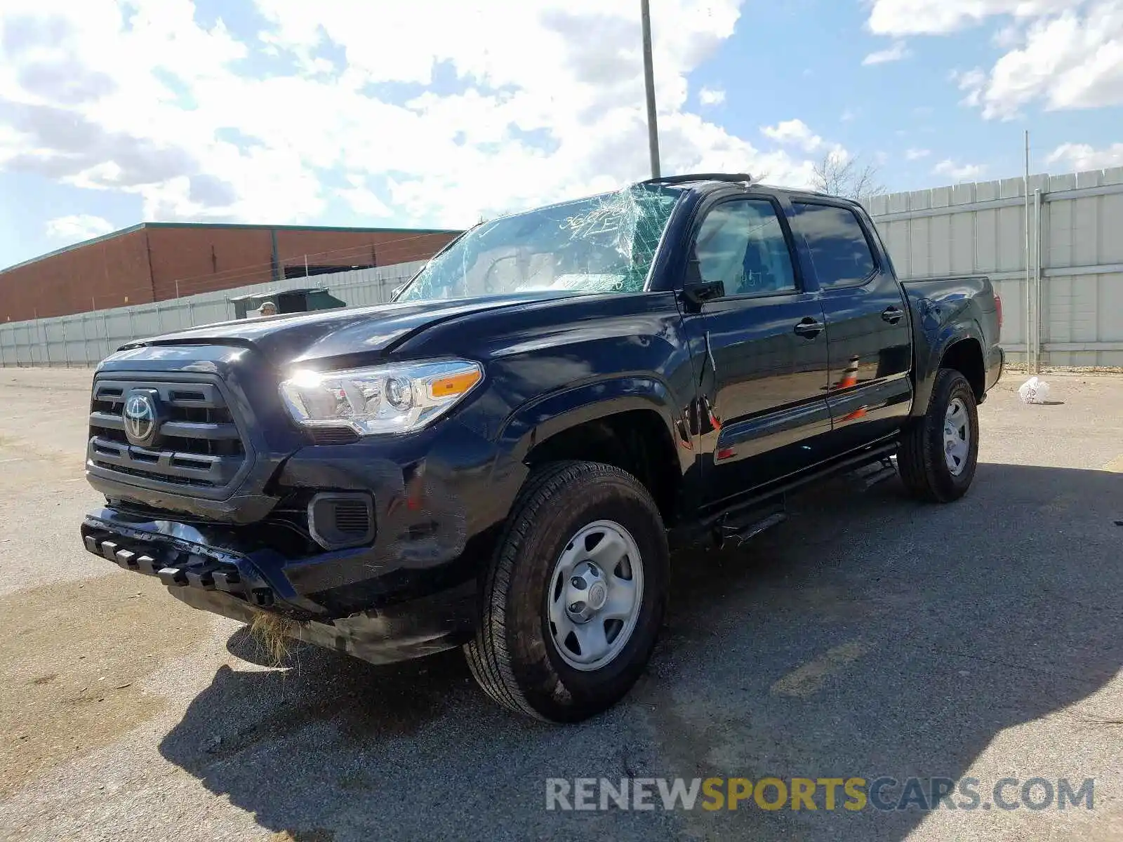 2 Photograph of a damaged car 3TMCZ5AN2KM270048 TOYOTA TACOMA 2019