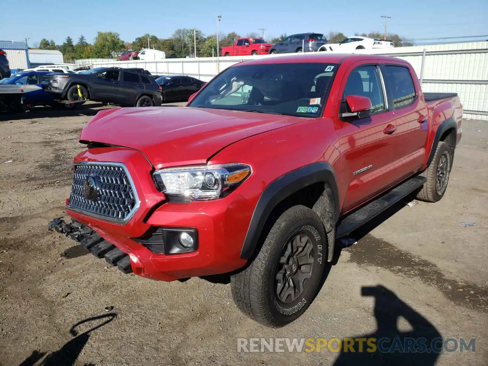 2 Photograph of a damaged car 3TMCZ5AN2KM270132 TOYOTA TACOMA 2019