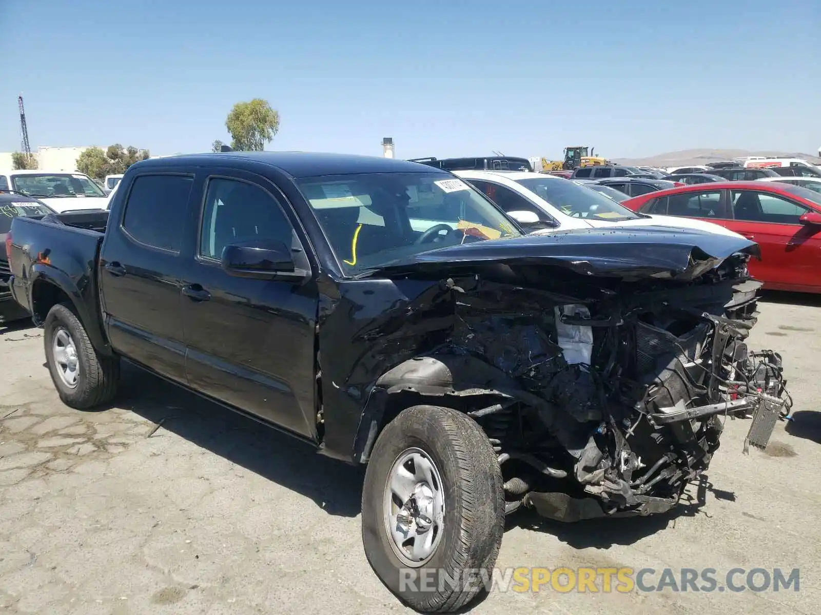 1 Photograph of a damaged car 3TMCZ5AN2KM270518 TOYOTA TACOMA 2019