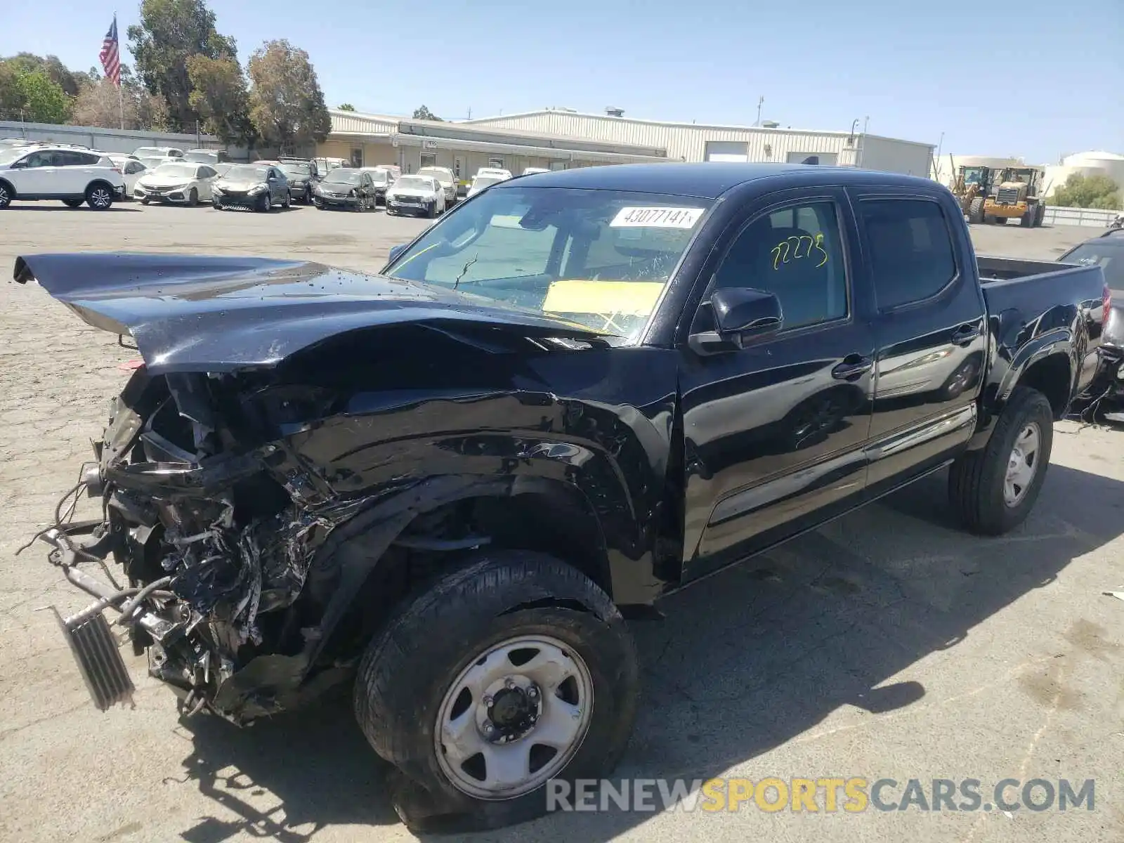 2 Photograph of a damaged car 3TMCZ5AN2KM270518 TOYOTA TACOMA 2019