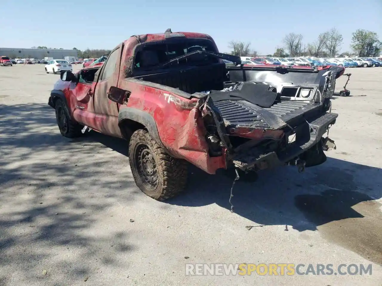 3 Photograph of a damaged car 3TMCZ5AN2KM270728 TOYOTA TACOMA 2019