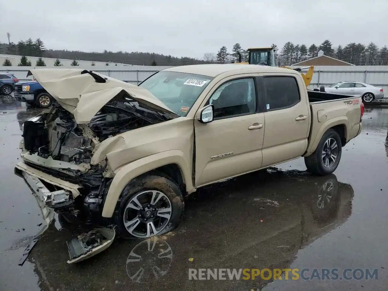 1 Photograph of a damaged car 3TMCZ5AN2KM270812 TOYOTA TACOMA 2019