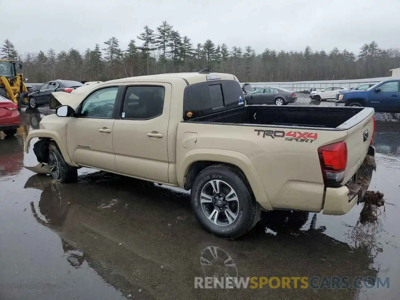 2 Photograph of a damaged car 3TMCZ5AN2KM270812 TOYOTA TACOMA 2019