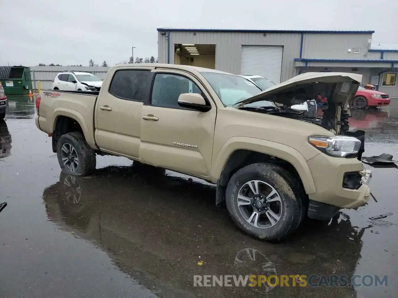 4 Photograph of a damaged car 3TMCZ5AN2KM270812 TOYOTA TACOMA 2019