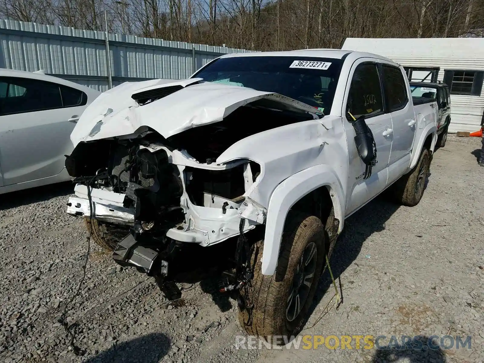 2 Photograph of a damaged car 3TMCZ5AN2KM271846 TOYOTA TACOMA 2019