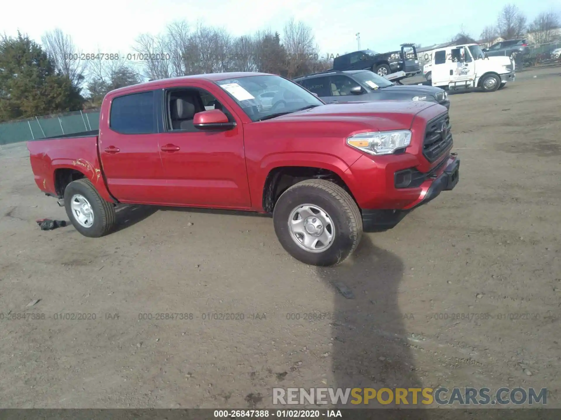 1 Photograph of a damaged car 3TMCZ5AN2KM277906 TOYOTA TACOMA 2019