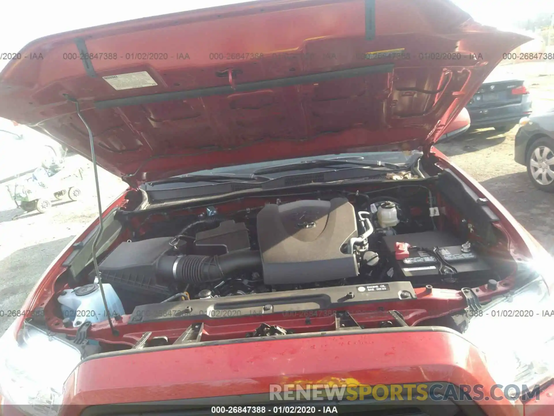 10 Photograph of a damaged car 3TMCZ5AN2KM277906 TOYOTA TACOMA 2019