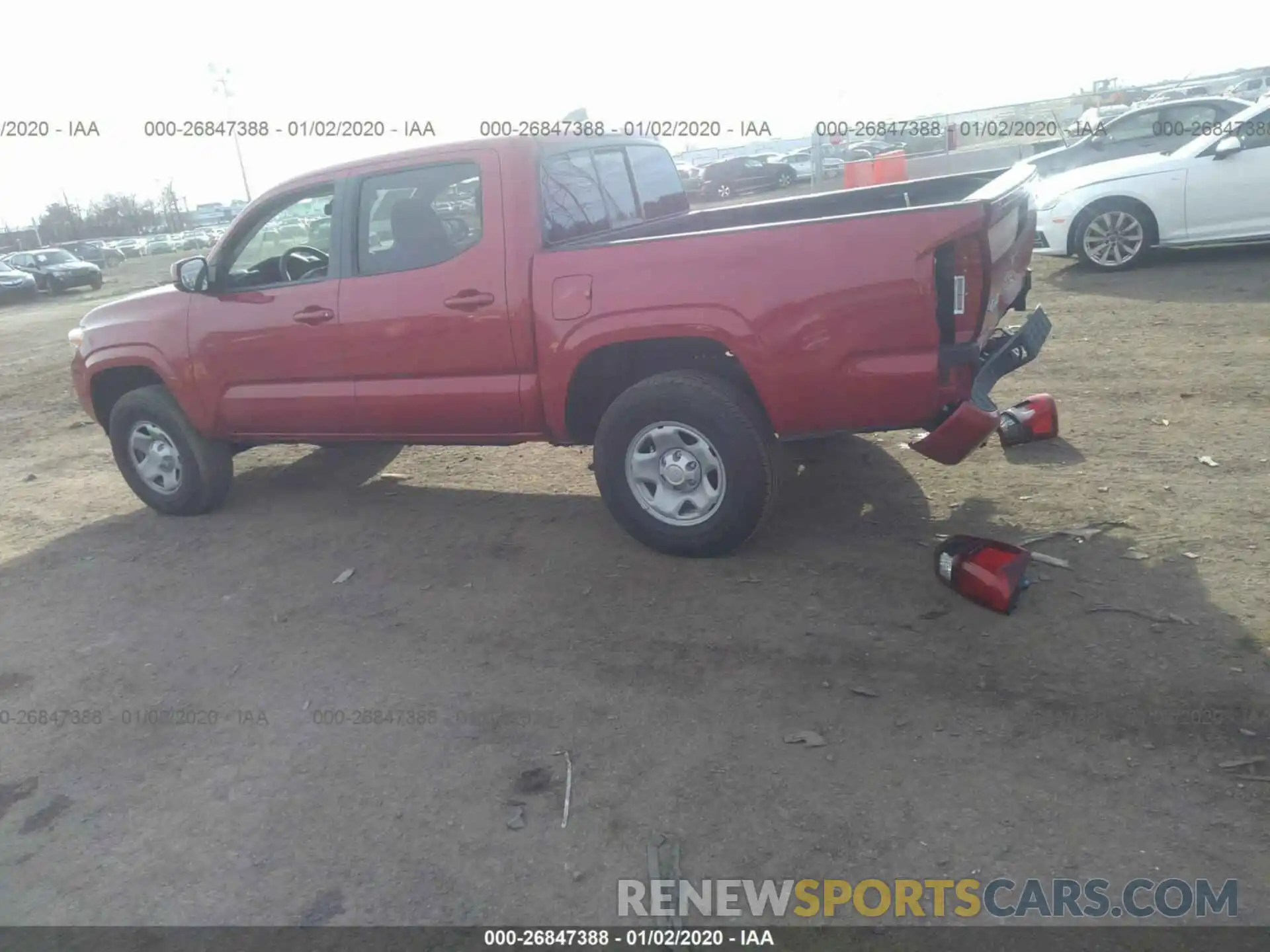 3 Photograph of a damaged car 3TMCZ5AN2KM277906 TOYOTA TACOMA 2019