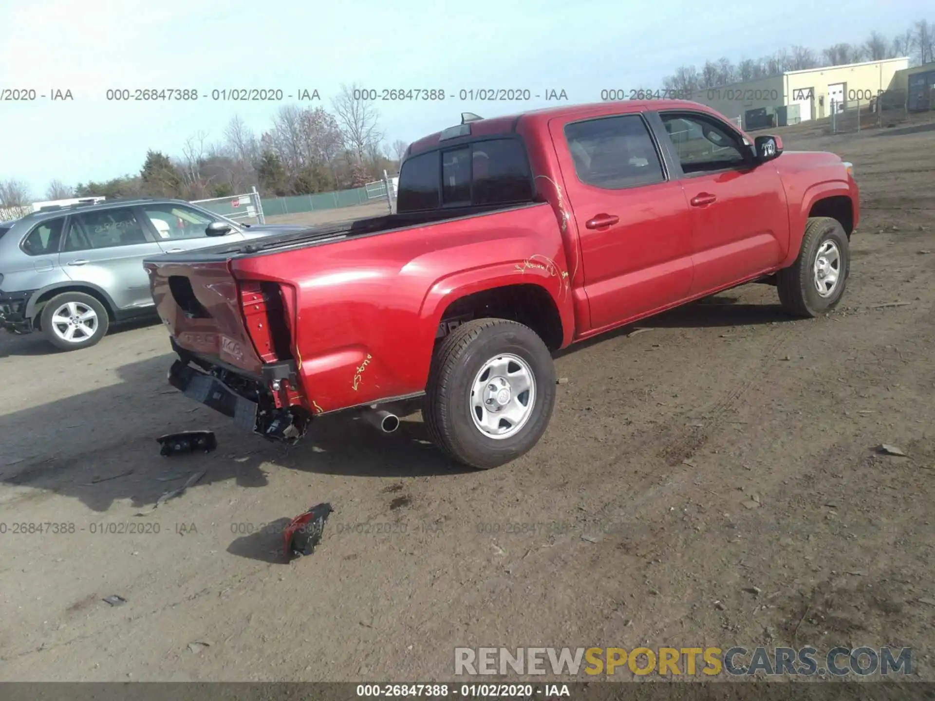 4 Photograph of a damaged car 3TMCZ5AN2KM277906 TOYOTA TACOMA 2019