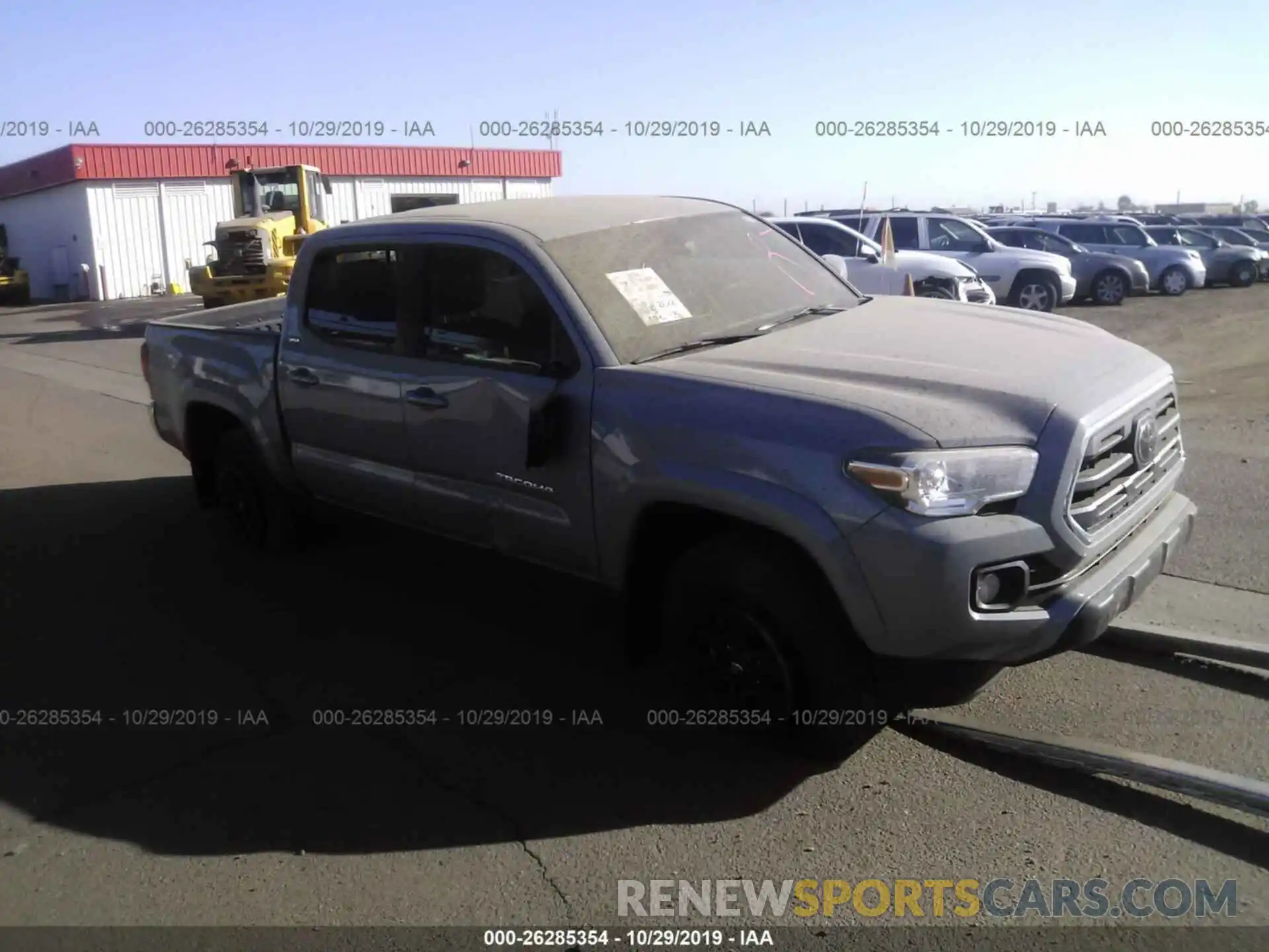 1 Photograph of a damaged car 3TMCZ5AN2KM281616 TOYOTA TACOMA 2019