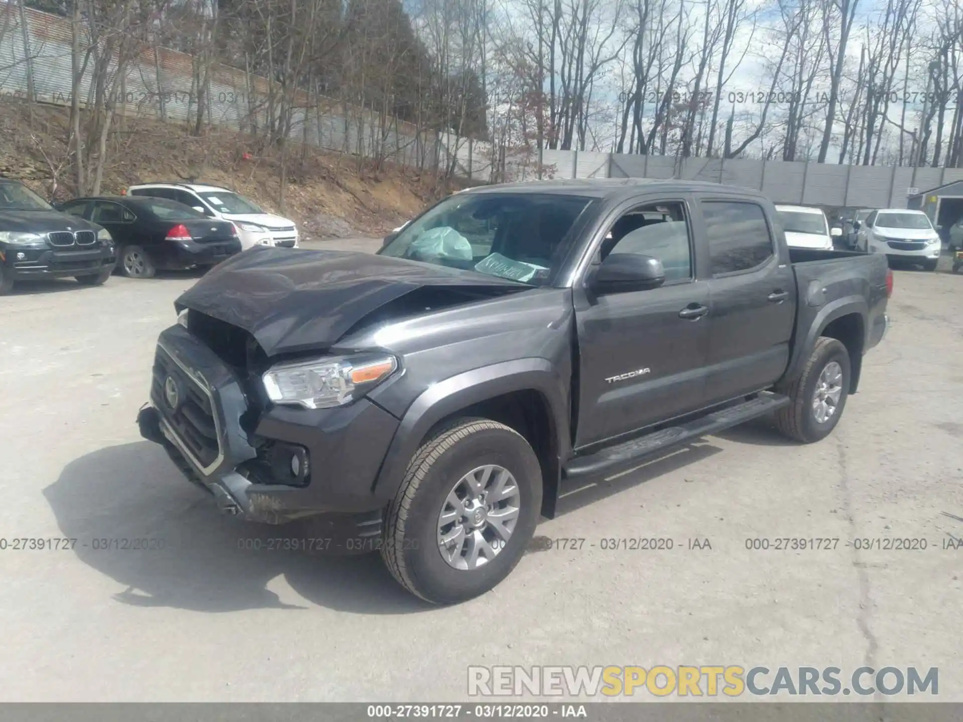 2 Photograph of a damaged car 3TMCZ5AN2KM283866 TOYOTA TACOMA 2019