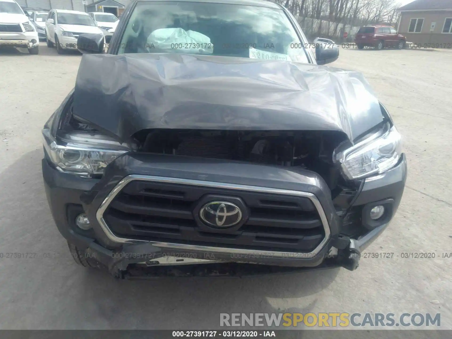 6 Photograph of a damaged car 3TMCZ5AN2KM283866 TOYOTA TACOMA 2019