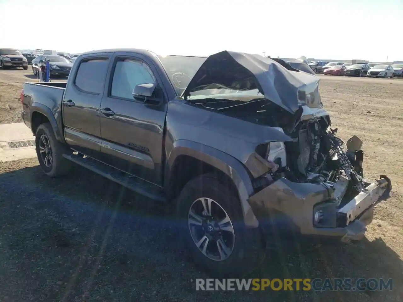 1 Photograph of a damaged car 3TMCZ5AN2KM285973 TOYOTA TACOMA 2019