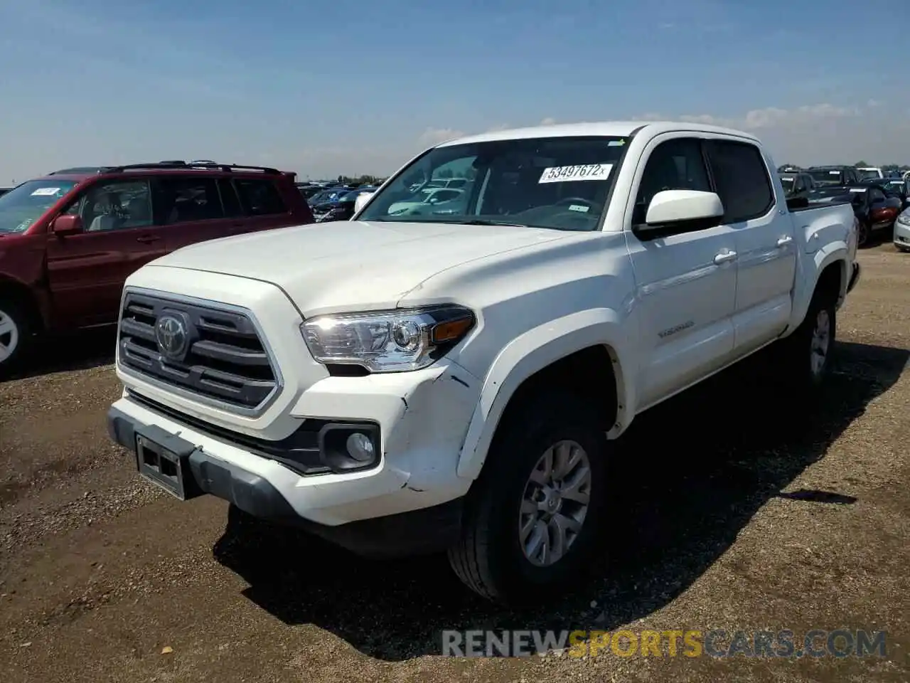 2 Photograph of a damaged car 3TMCZ5AN2KM286184 TOYOTA TACOMA 2019