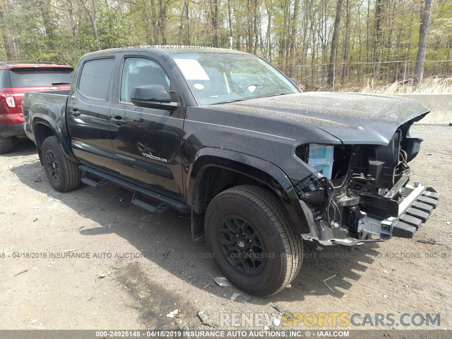 1 Photograph of a damaged car 3TMCZ5AN3KM189687 TOYOTA TACOMA 2019