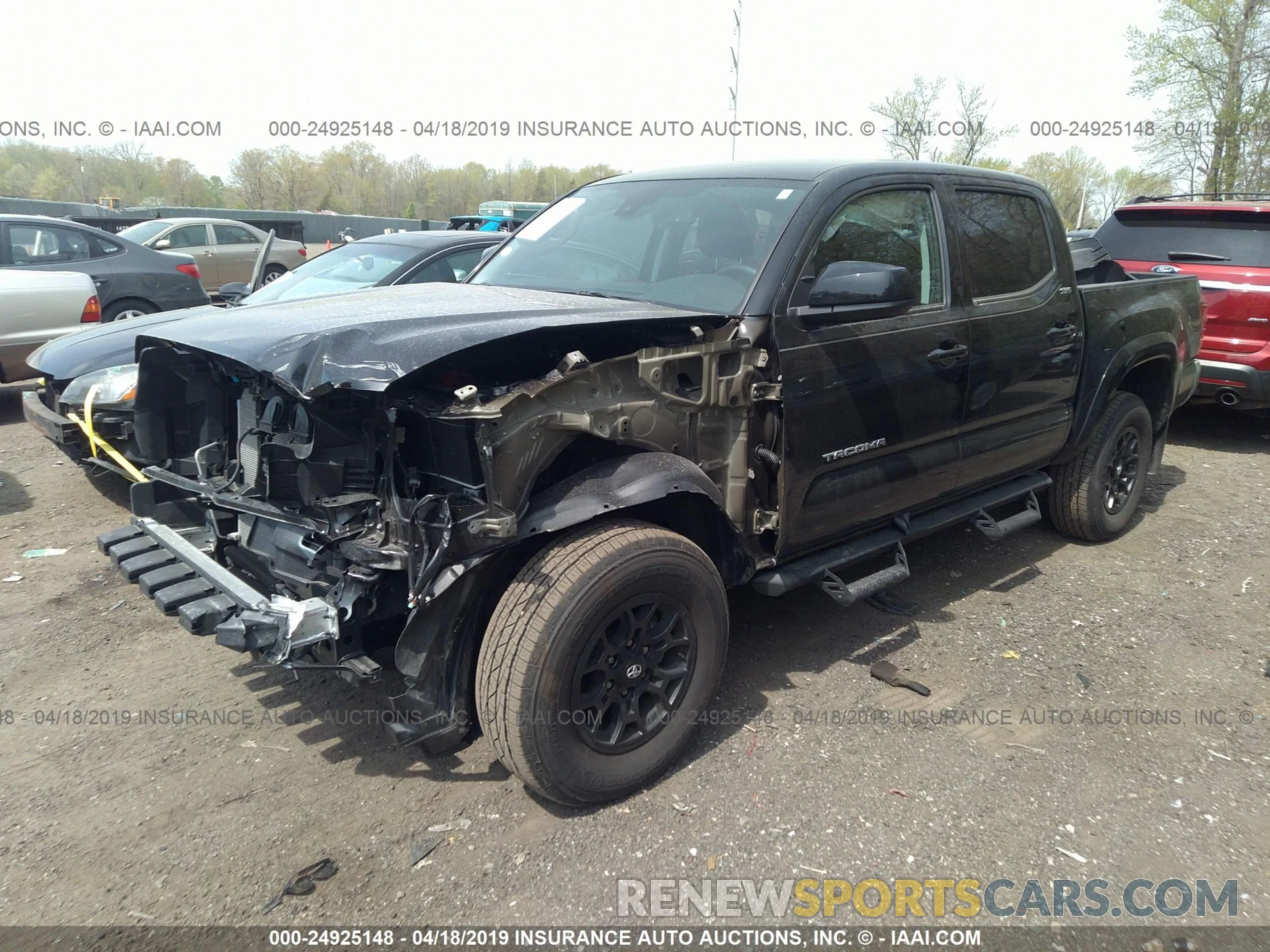 2 Photograph of a damaged car 3TMCZ5AN3KM189687 TOYOTA TACOMA 2019