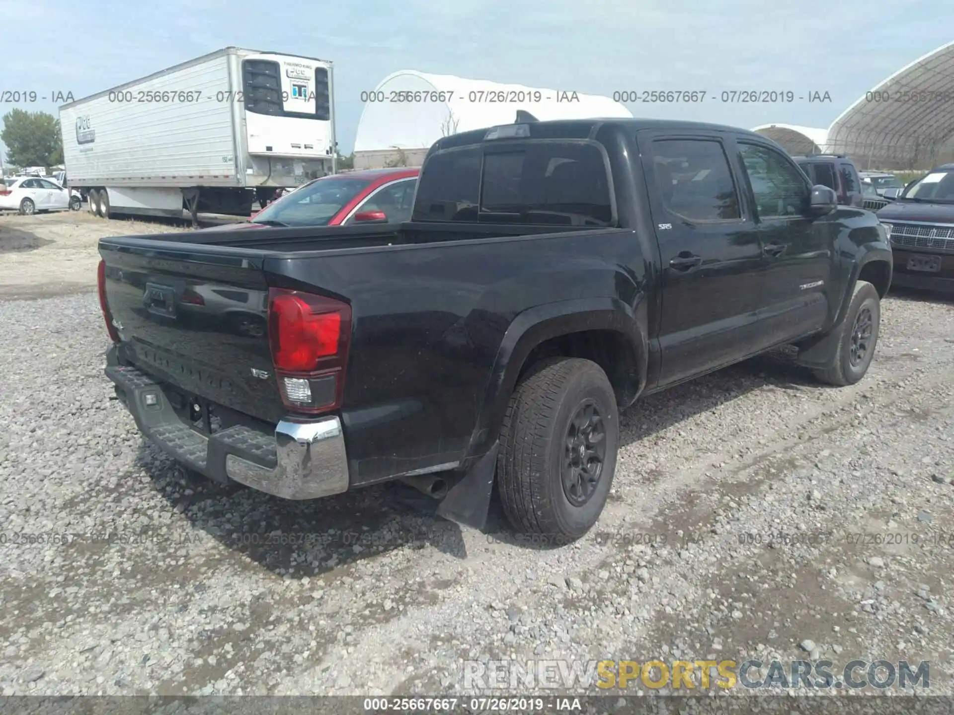 4 Photograph of a damaged car 3TMCZ5AN3KM190435 TOYOTA TACOMA 2019