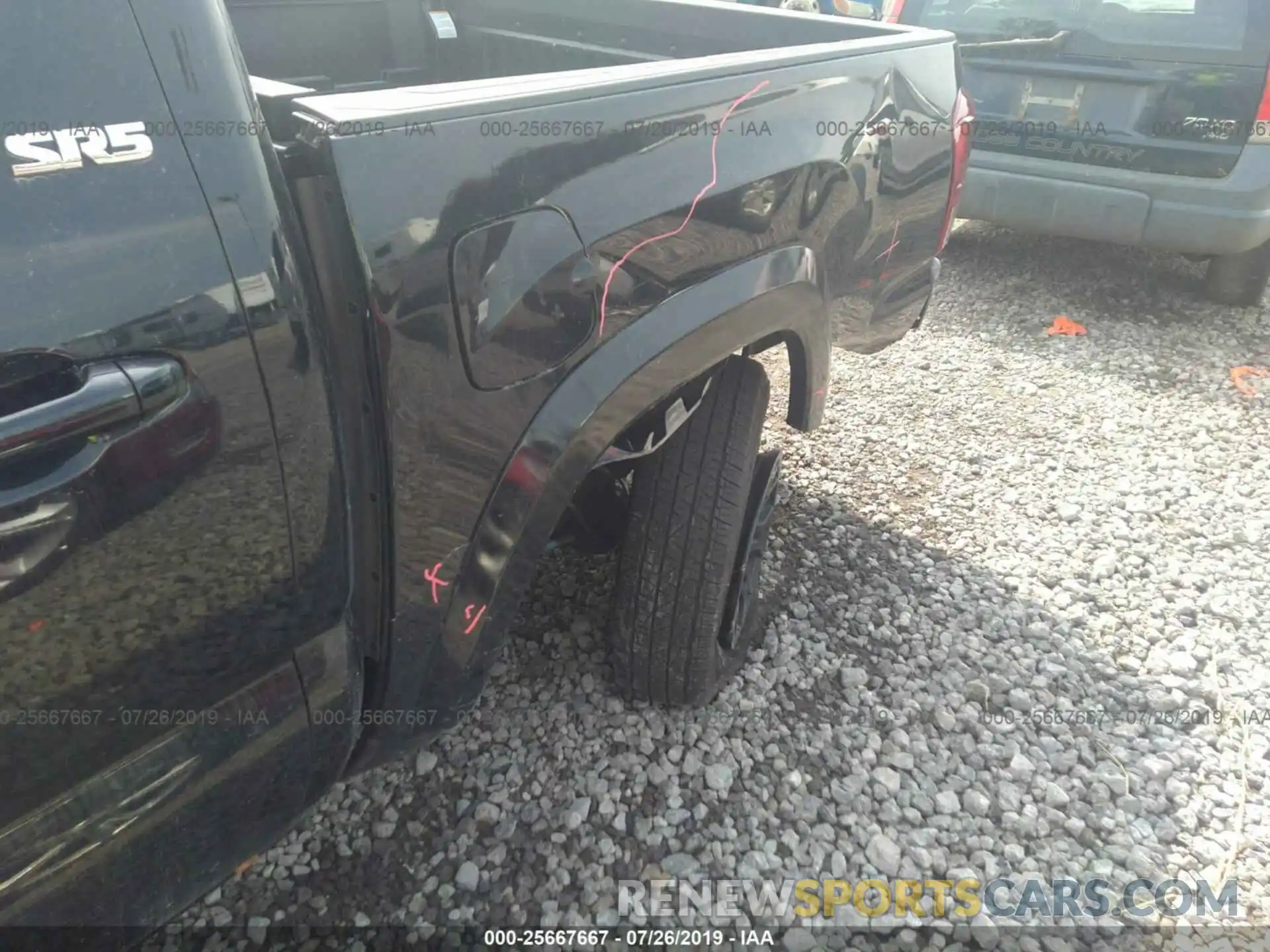 6 Photograph of a damaged car 3TMCZ5AN3KM190435 TOYOTA TACOMA 2019