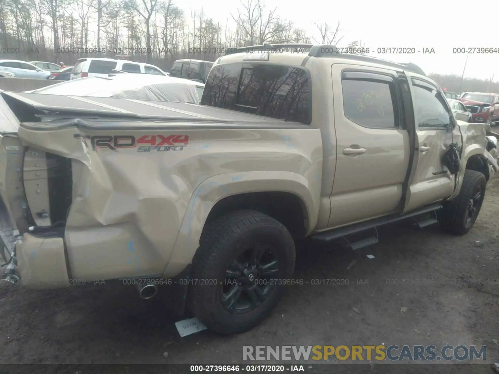 6 Photograph of a damaged car 3TMCZ5AN3KM190998 TOYOTA TACOMA 2019