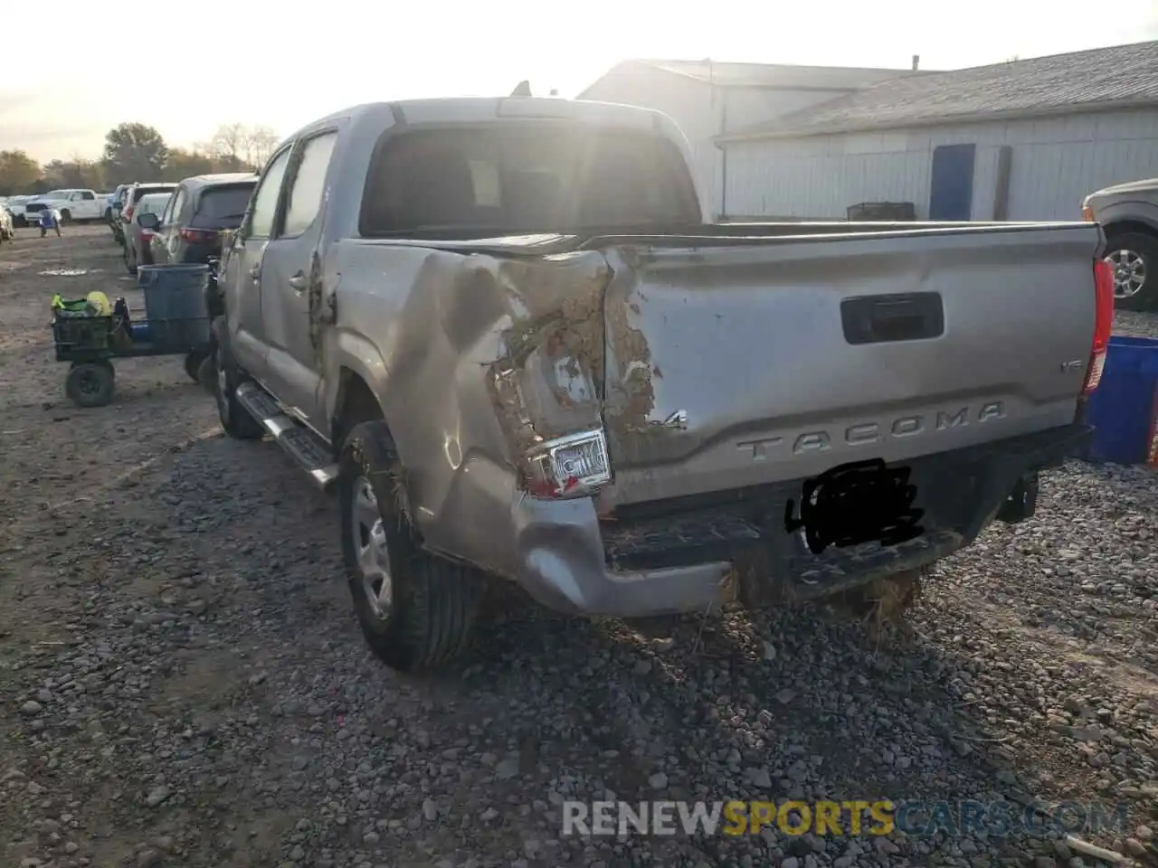 3 Photograph of a damaged car 3TMCZ5AN3KM192055 TOYOTA TACOMA 2019