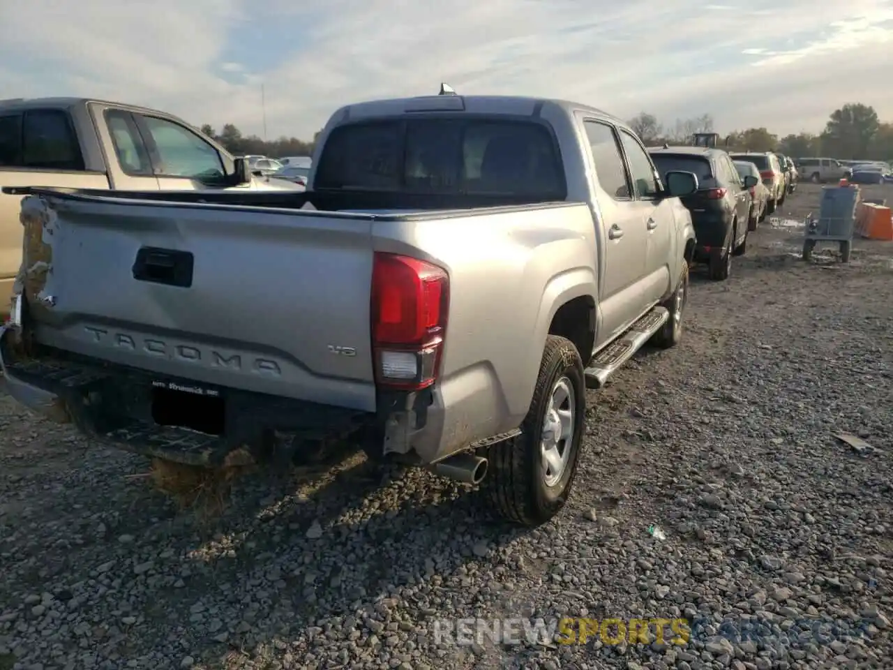 4 Photograph of a damaged car 3TMCZ5AN3KM192055 TOYOTA TACOMA 2019