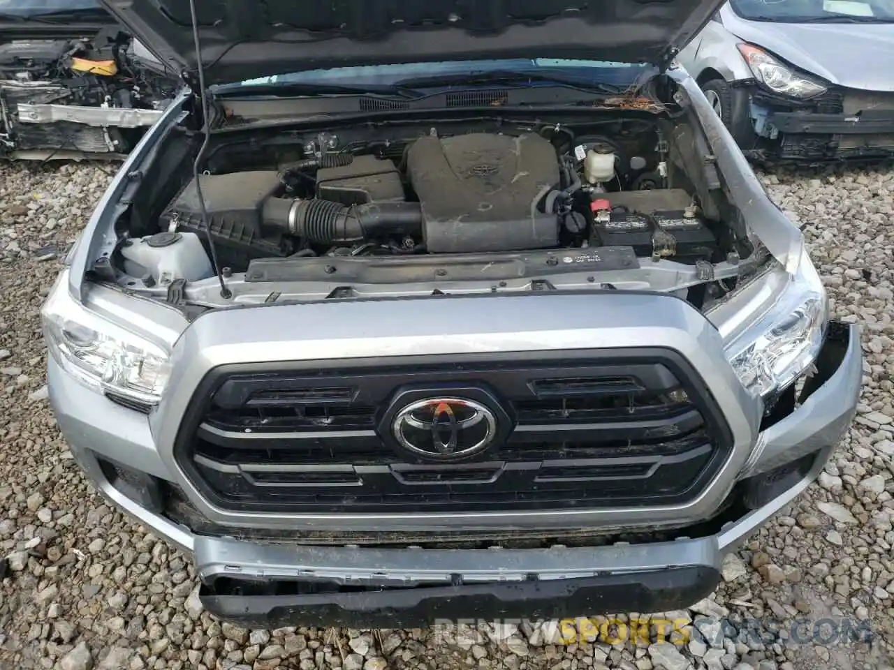 7 Photograph of a damaged car 3TMCZ5AN3KM192055 TOYOTA TACOMA 2019