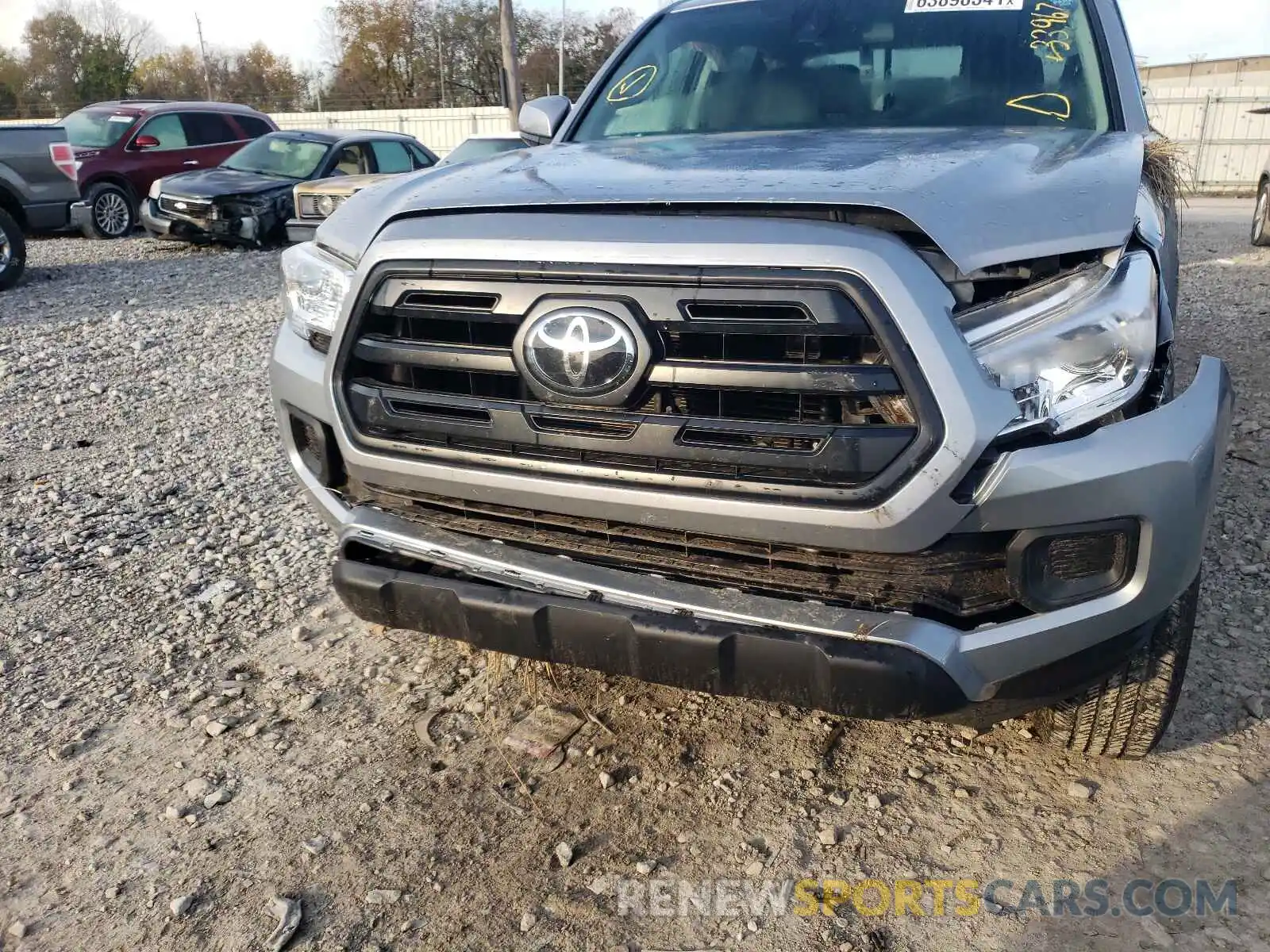 9 Photograph of a damaged car 3TMCZ5AN3KM192055 TOYOTA TACOMA 2019